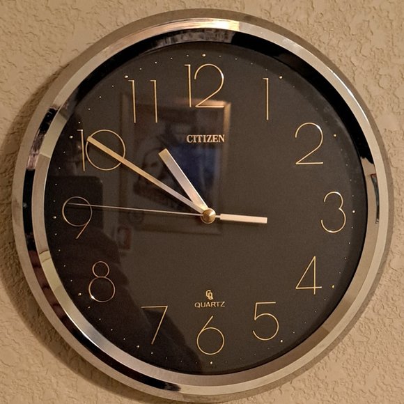 Accents Vintage 198s Citizen Wall Clock Poshmark